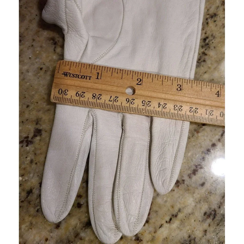 Single **Right Hand Only ** Gray Leather Silk Lined 12